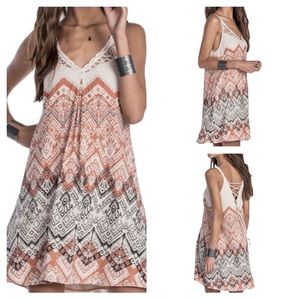 Miss Me‎ Women’s Size Small Tuscan Dream Sleeveless Boho Western Dress